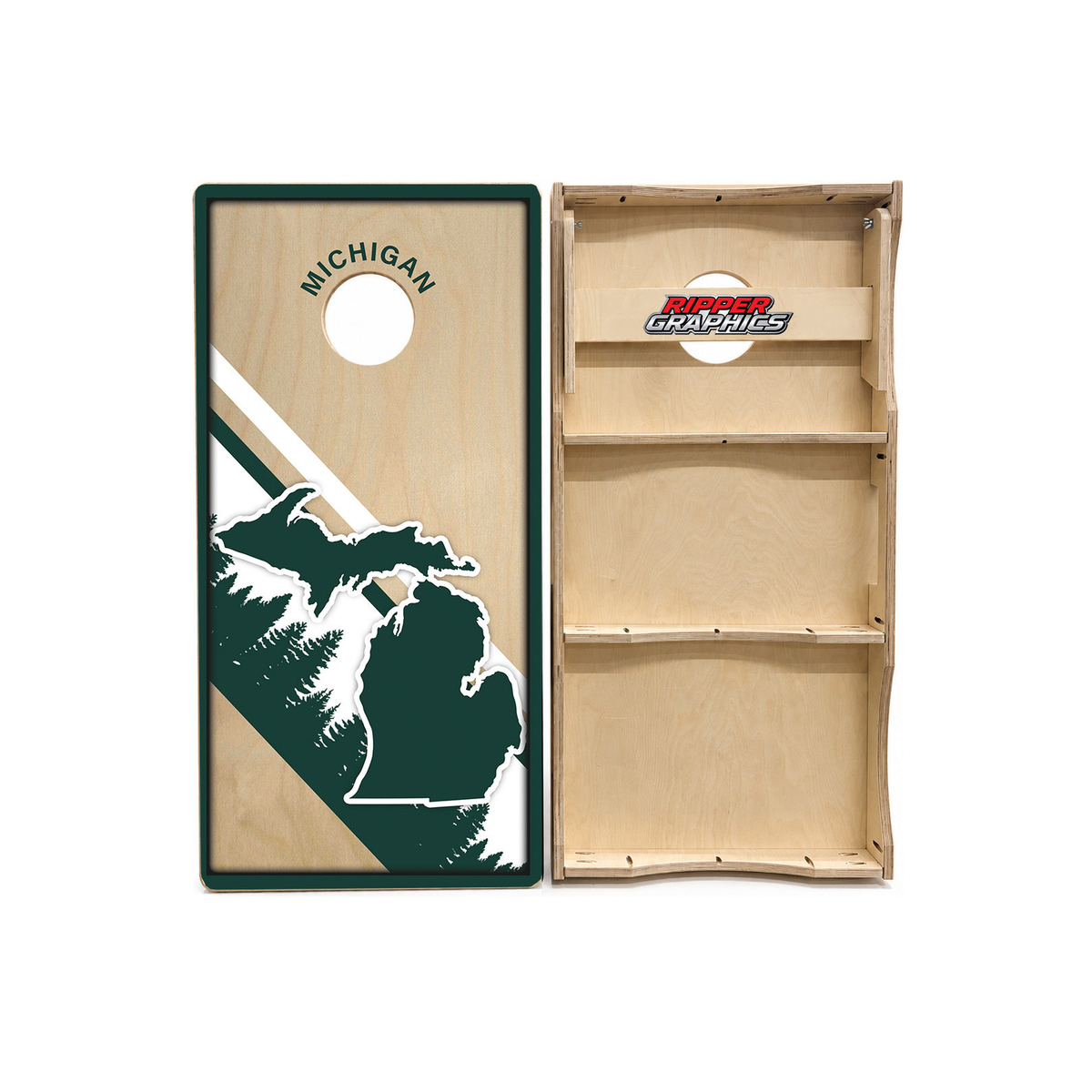 Michigan State Cornhole Design product photo