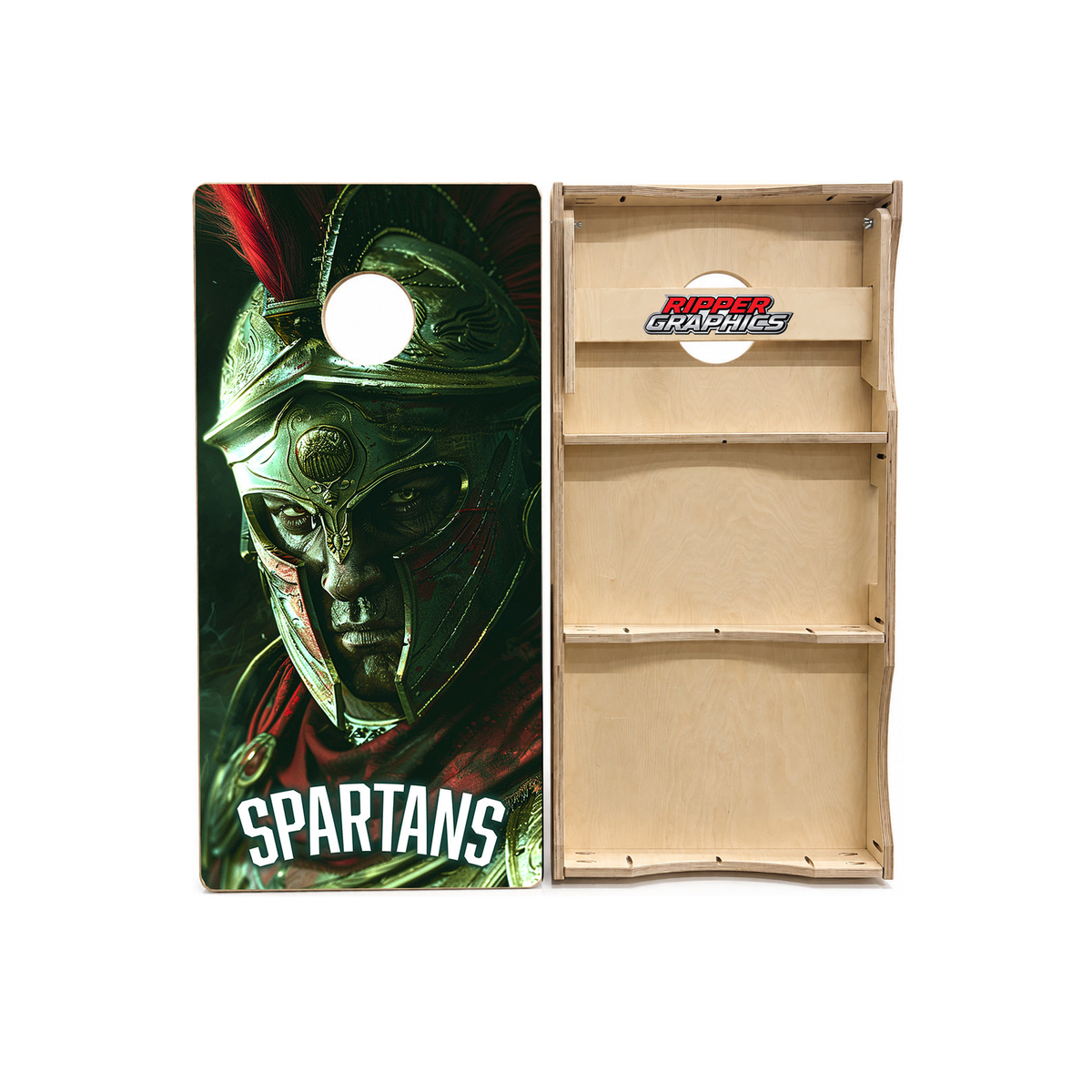 Michigan State Spartans Cornhole Design product photo