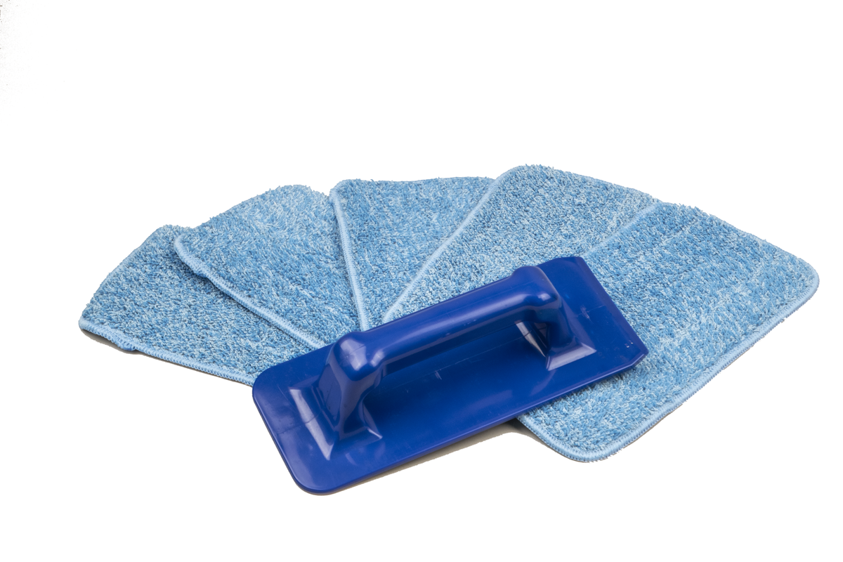 Kennedy Mirror and Window Cleaning Tool with 5 Washable Pads - Front view