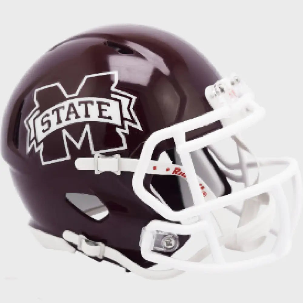 Mississippi State Bulldogs Full Size Speed Replica Football Helmet M State- NCAA