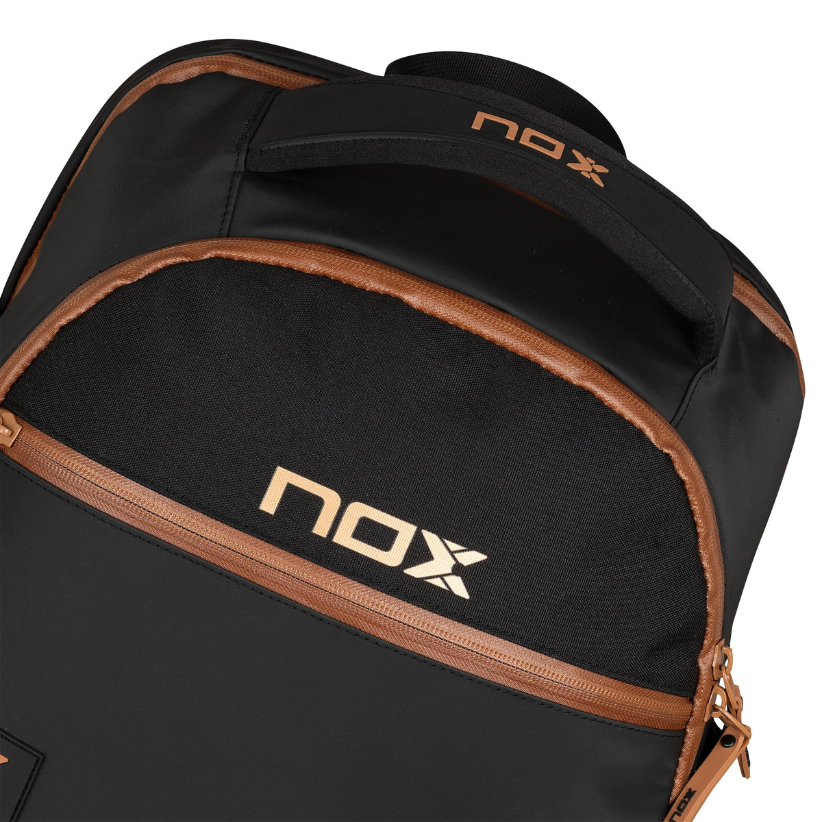 NOX Luxury Open Series Padel Backpack, Black/Brown - Alternate View 8