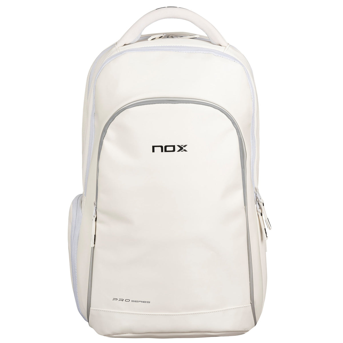 NOX Pro Series Padel Backpack, White - Side View