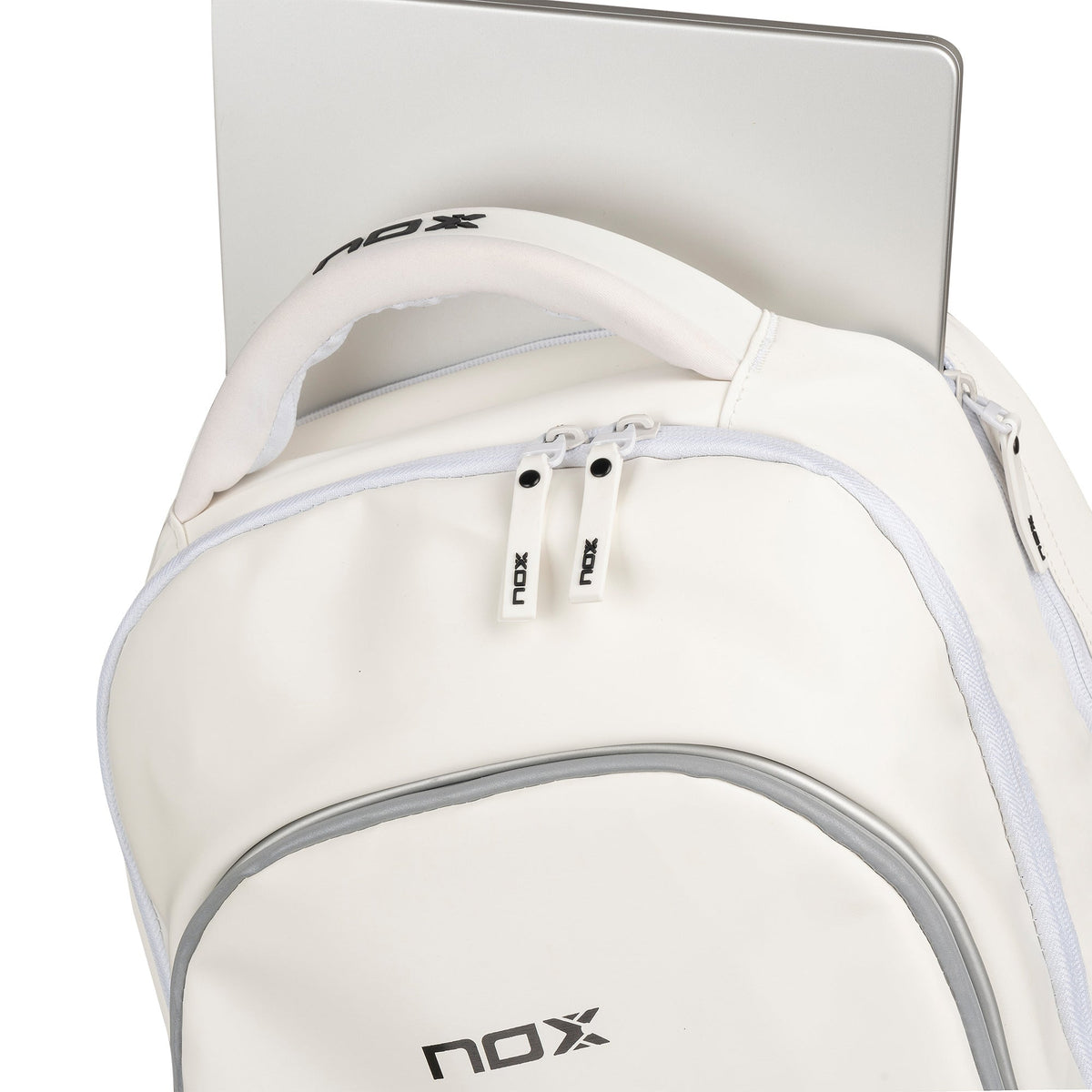 NOX Pro Series Padel Backpack, White - Alternate View 4