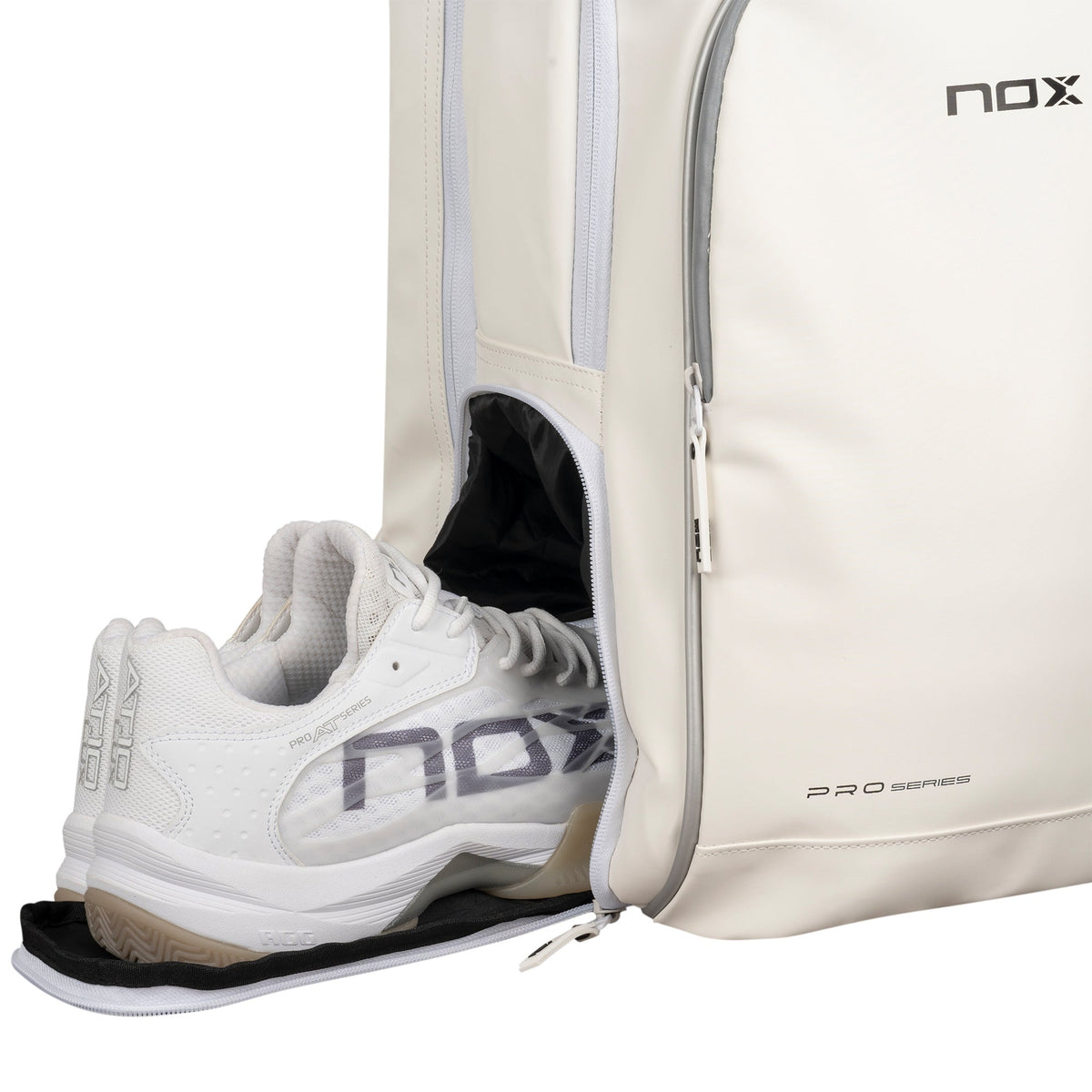 NOX Pro Series Padel Backpack, White - Alternate View 5