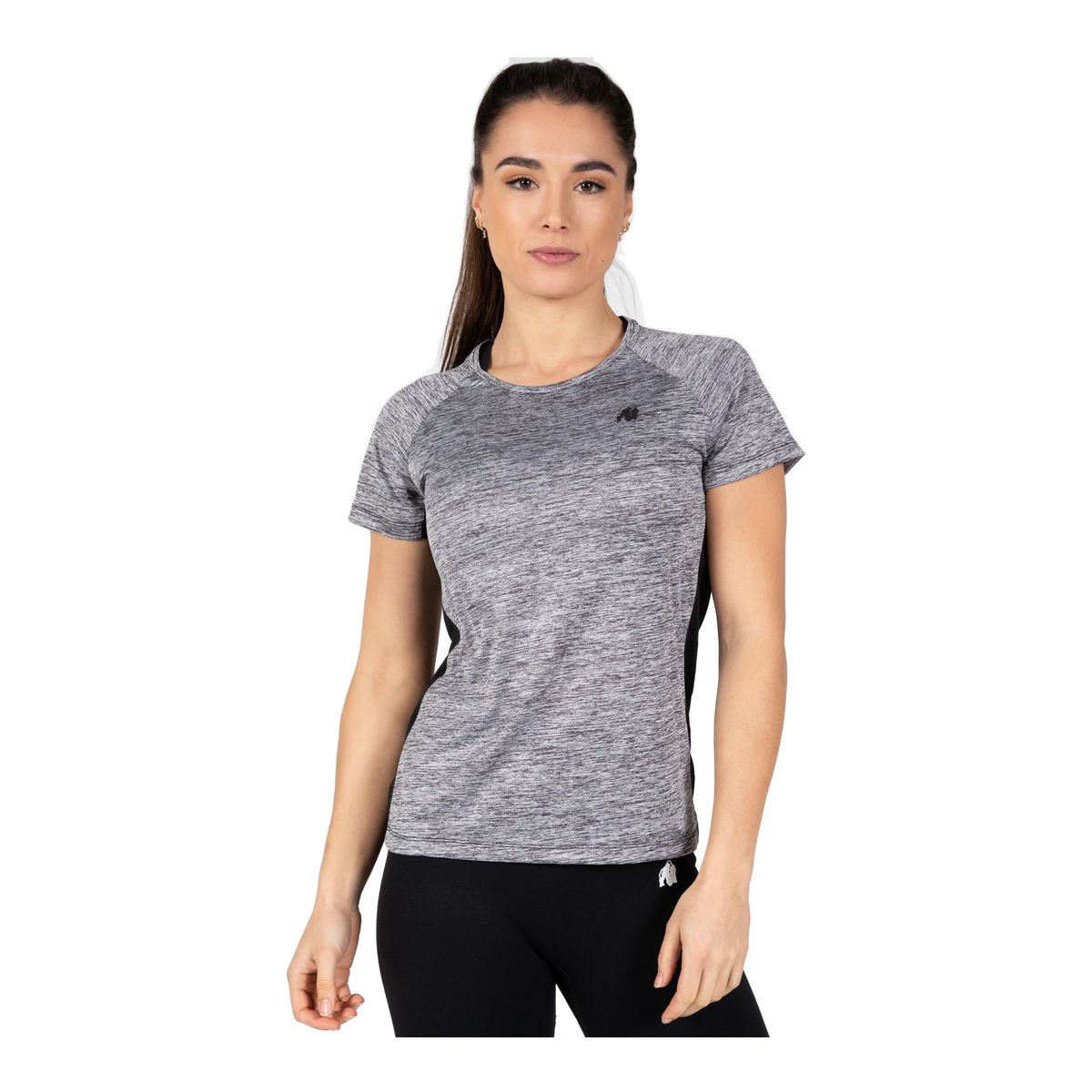 Monetta Performance T-Shirt - Gray Melange product photo