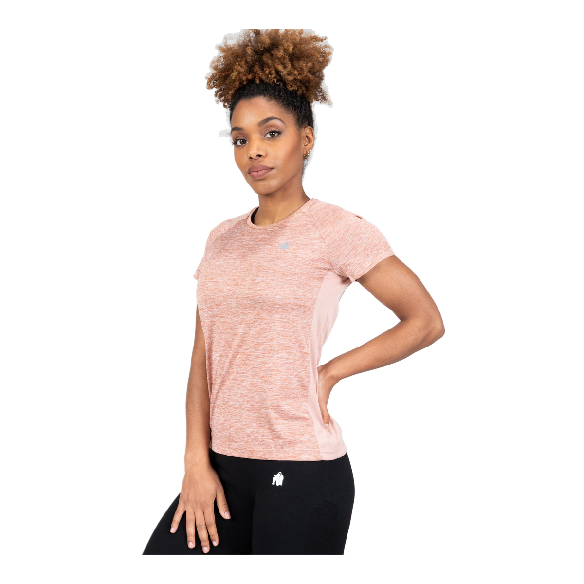 Monetta Performance T-Shirt - Salmon Pink product photo