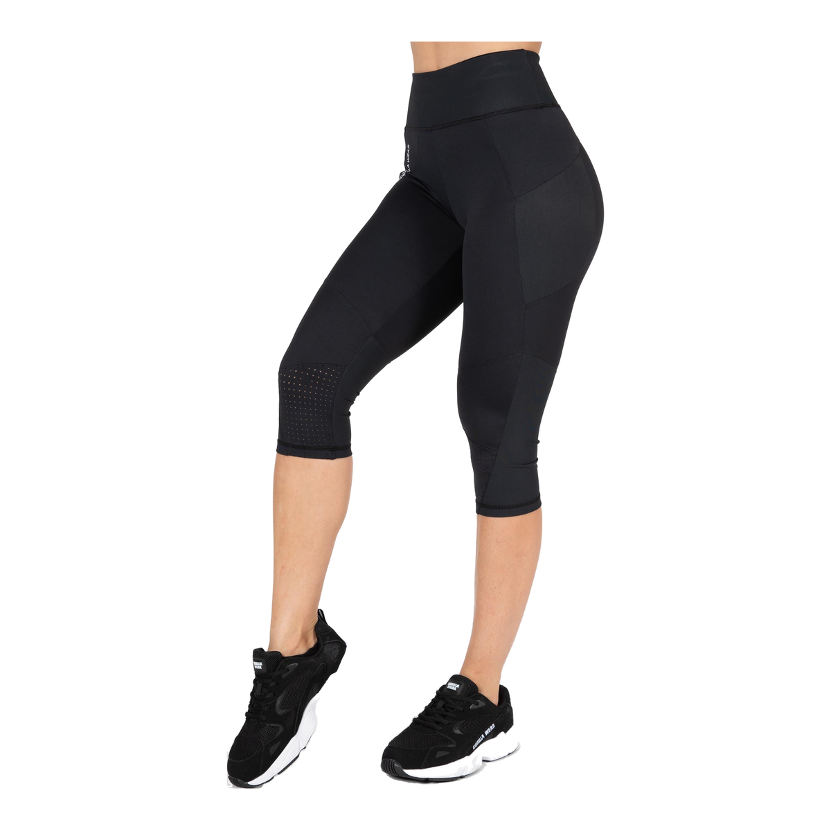 Monroe Cropped Leggings - Black product photo