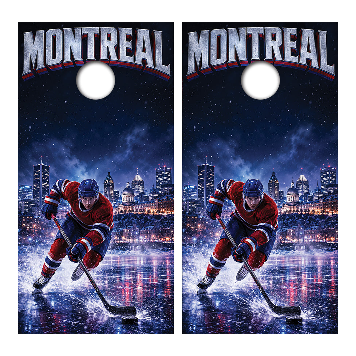 Montreal Canadiens Inspired Cornhole Design - Corn5162 - Great Call Athletics