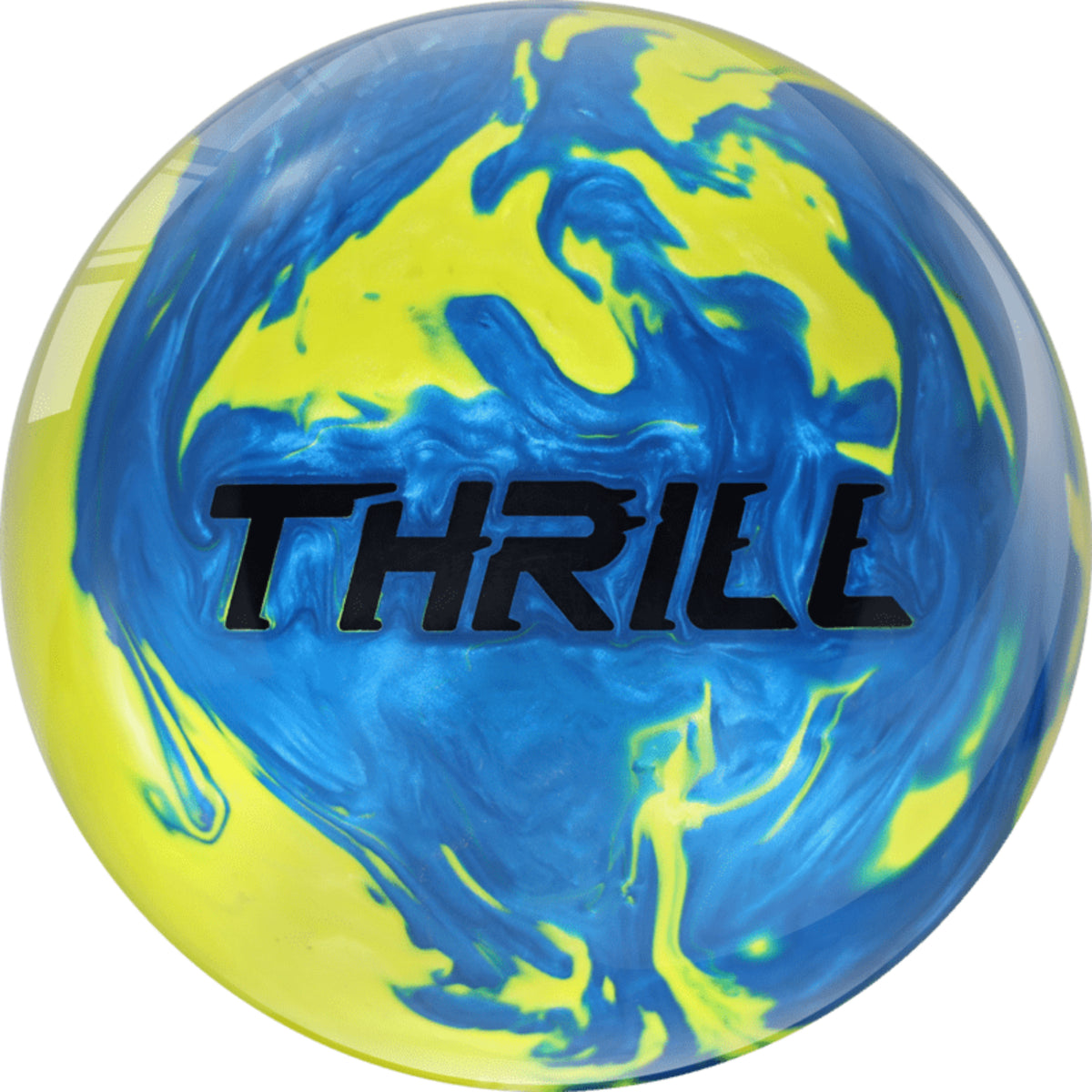 Motiv Max Thrill Pearl PRE-DRILLED Blue Yellow Bowling Ball