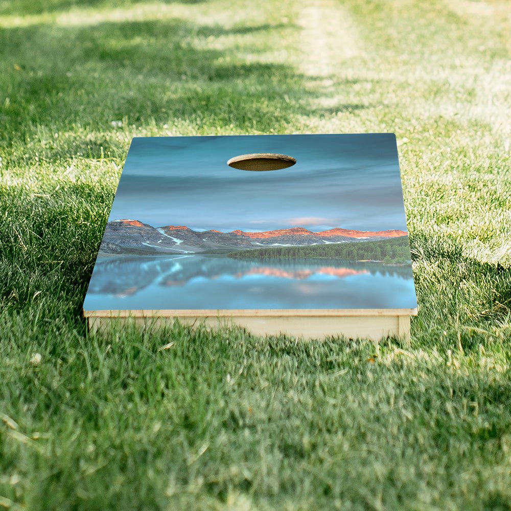 Mountain Range Star Cornhole Boards - View 3