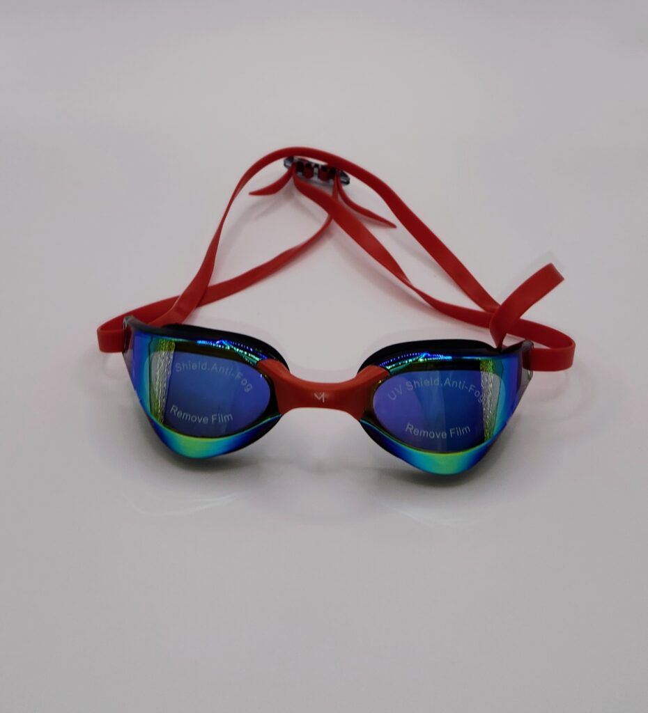 Movement Streamline Racing Goggles in Red - Front View