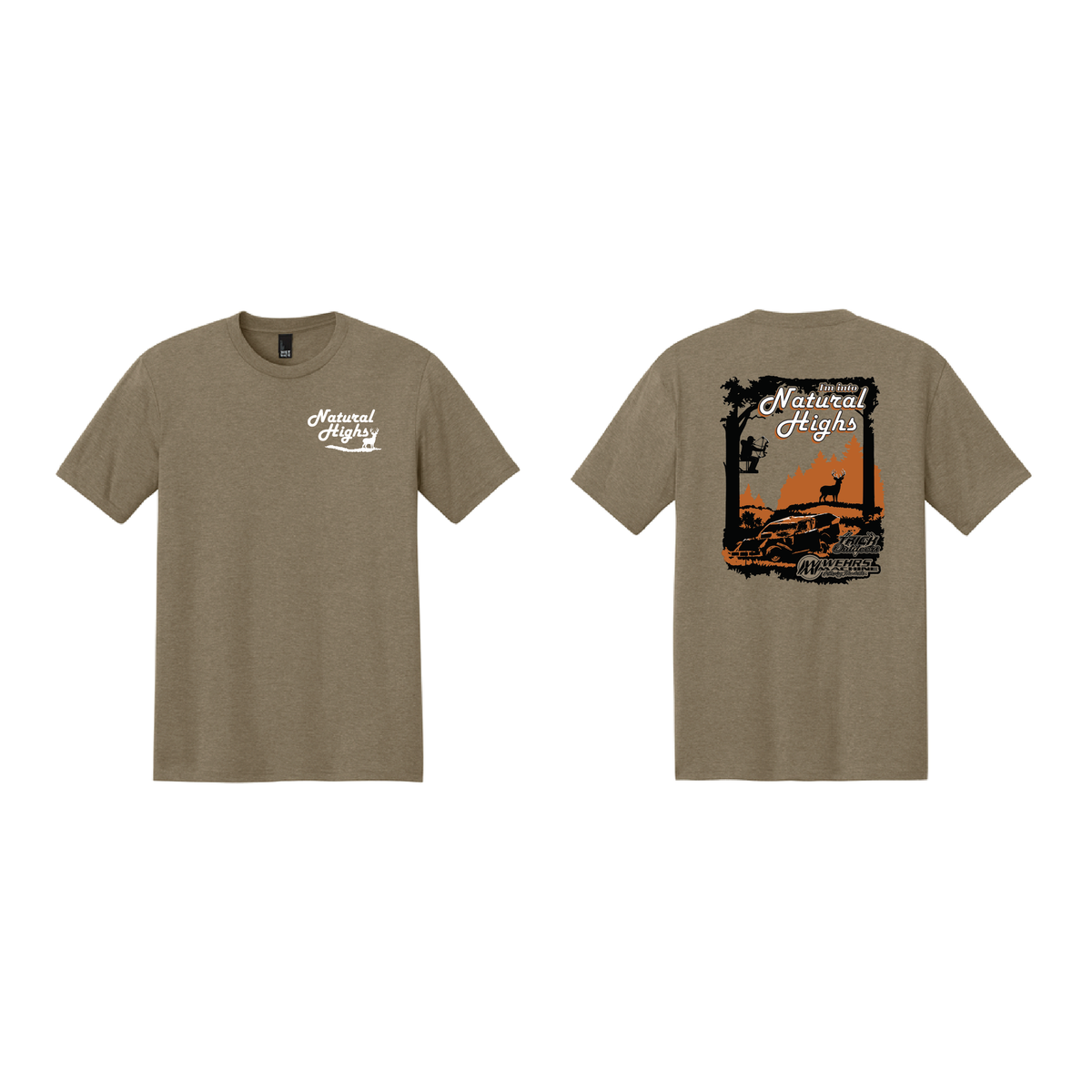 Natural Highs Tee - TSHIRT-NH-S, TSHIRT-NH-M, TSHIRT-NH-L, TSHIRT-NH-XL, TSHIRT-NH-2XL - Great Call Athletics