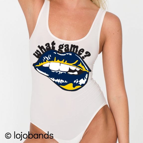 Navy & Yellow What Game? Bodysuit