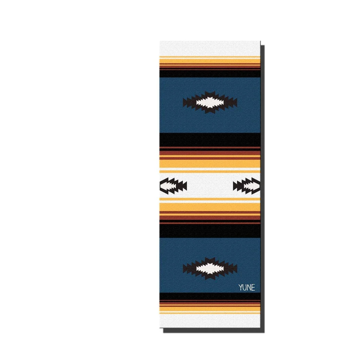 Nelson Yoga Mat – 6 mm Extra Thick, Non-Slip Eco-Friendly PER with Striped UV-Printed Design | Yune Yoga product photo