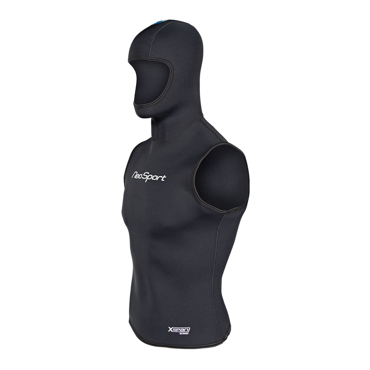 NeoSport XSPAN Hooded Vest - SX153MN-01-XS, SX153MN-01-S, SX153MN-01-M, SX153MN-01-L, SX153MN-01-XL, SX153MN-01-XXL, SX153MN-01-3XL - Great Call Athletics