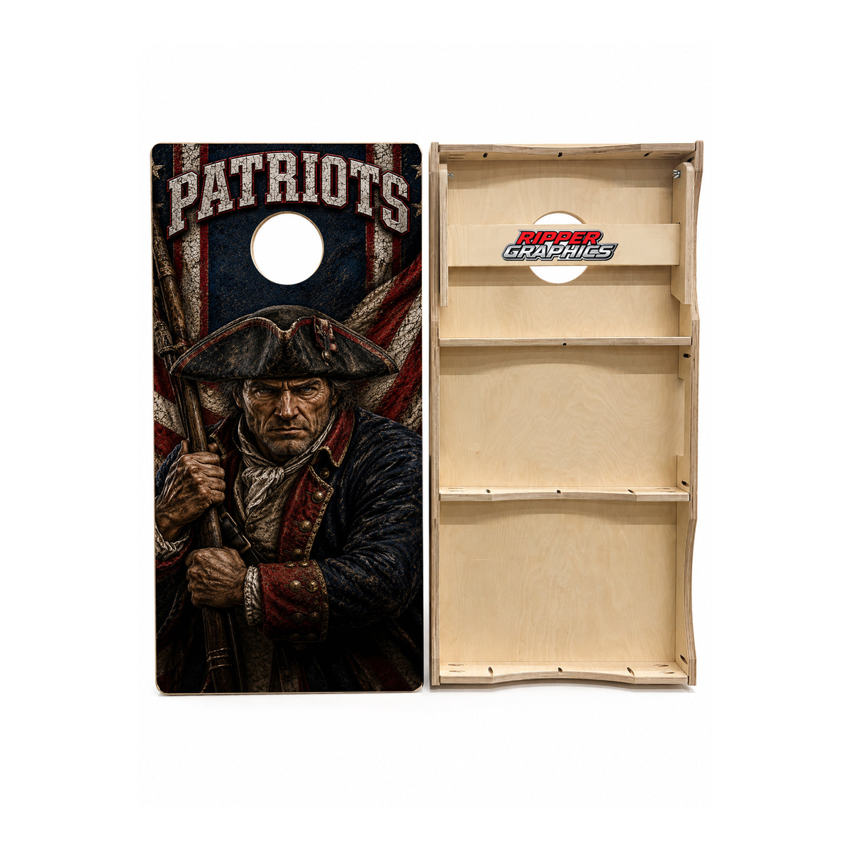 New England Patriots Football Cornhole Design - CH5094 - Great Call Athletics