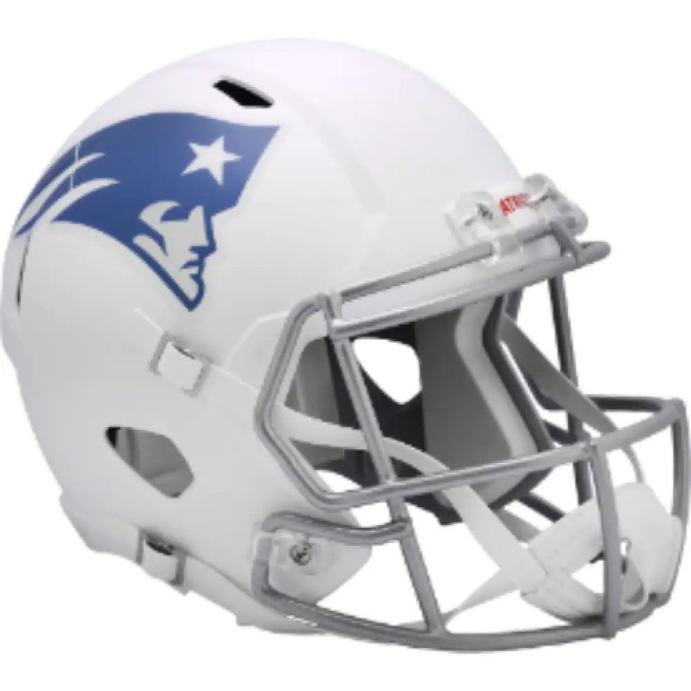 New England Patriots Full Size Speed Replica Football Helmet 2025 Rivalries - NFL