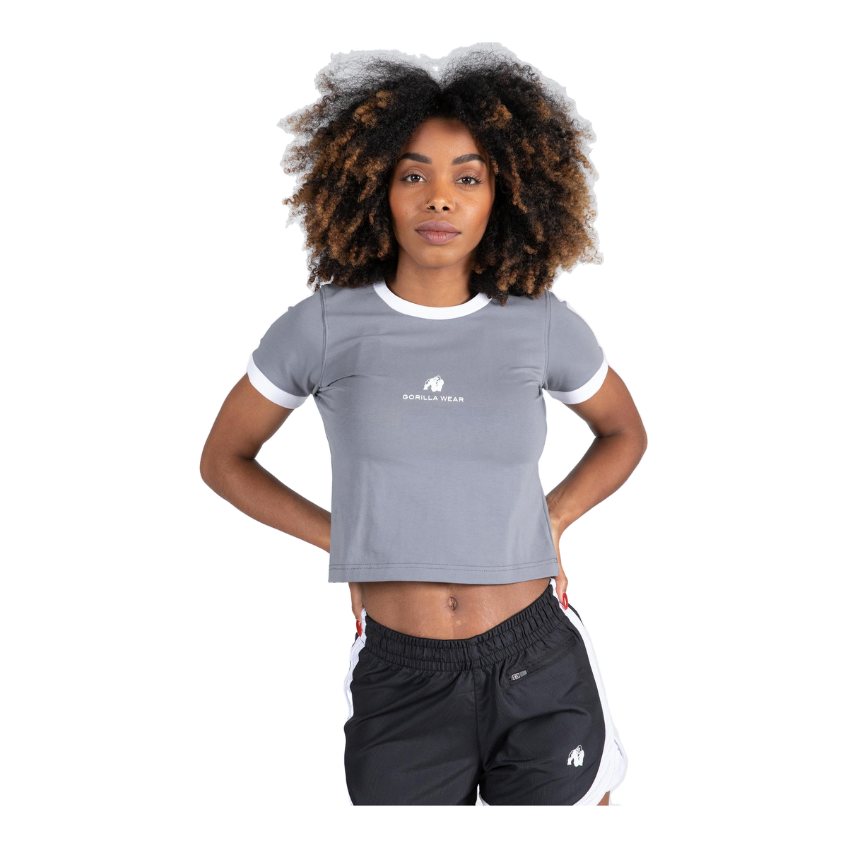 New Orleans Cropped T-shirt - Gray product photo