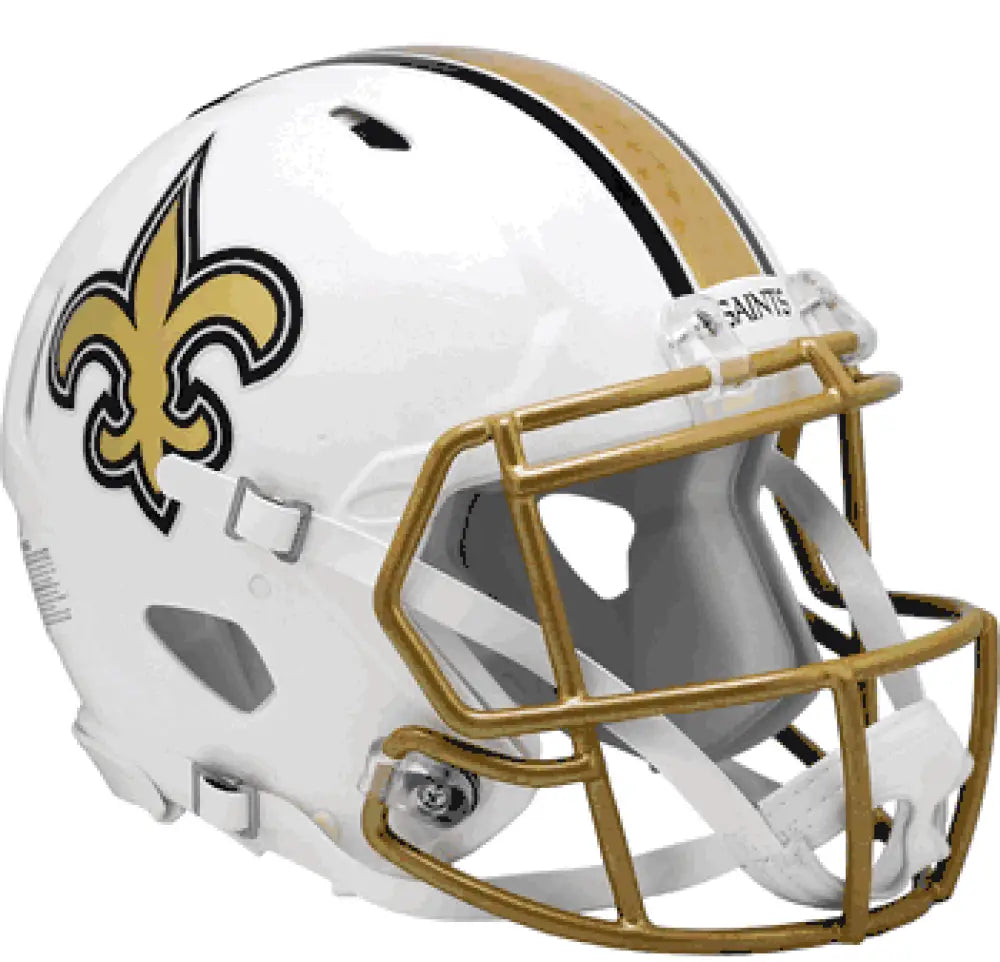 New Orleans Saints Full Size Authentic Speed Football Helmet 2025 Alternate On-Field - NFL