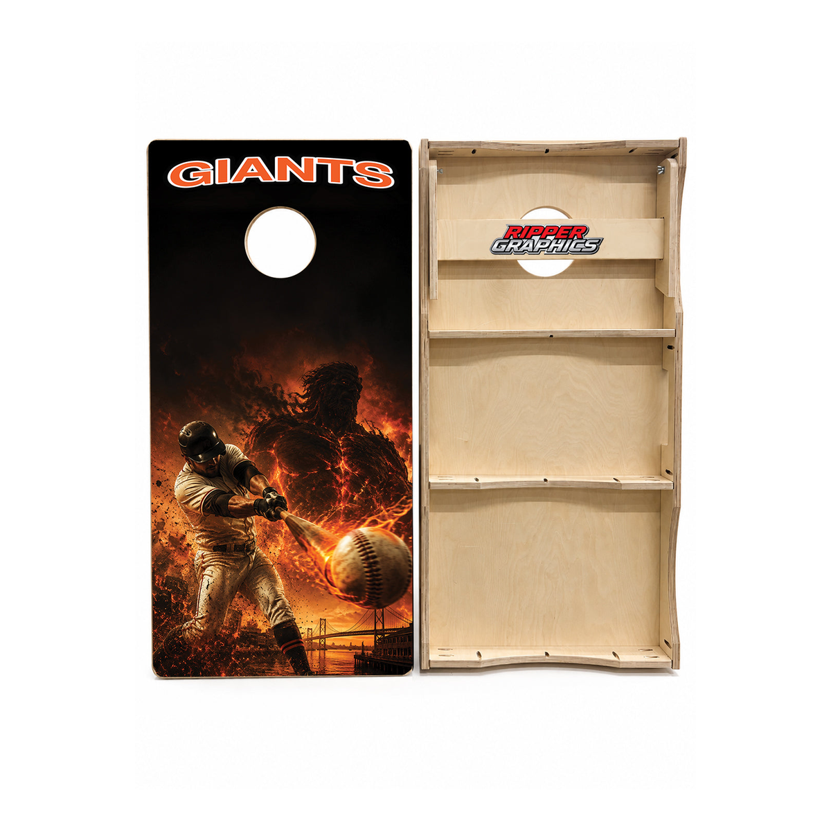New York Giants Baseball Inspired Cornhole Design - CH5239 - Great Call Athletics
