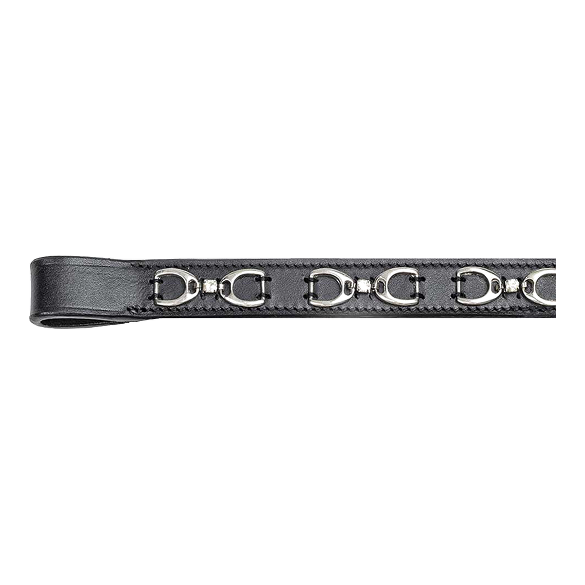 Nickel Stirrups Browband - 212038-BSTC, 212038-BSTF, 212038-BSTO - Great Call Athletics