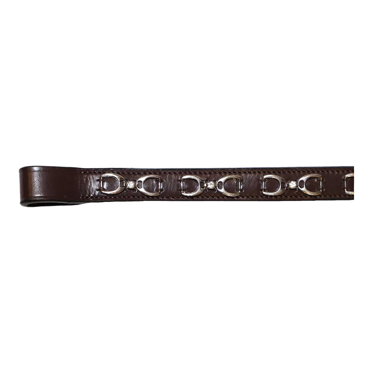 Nickel Stirrups Browband - 212038-GSTC, 212038-GSTF, 212038-GSTO - Great Call Athletics