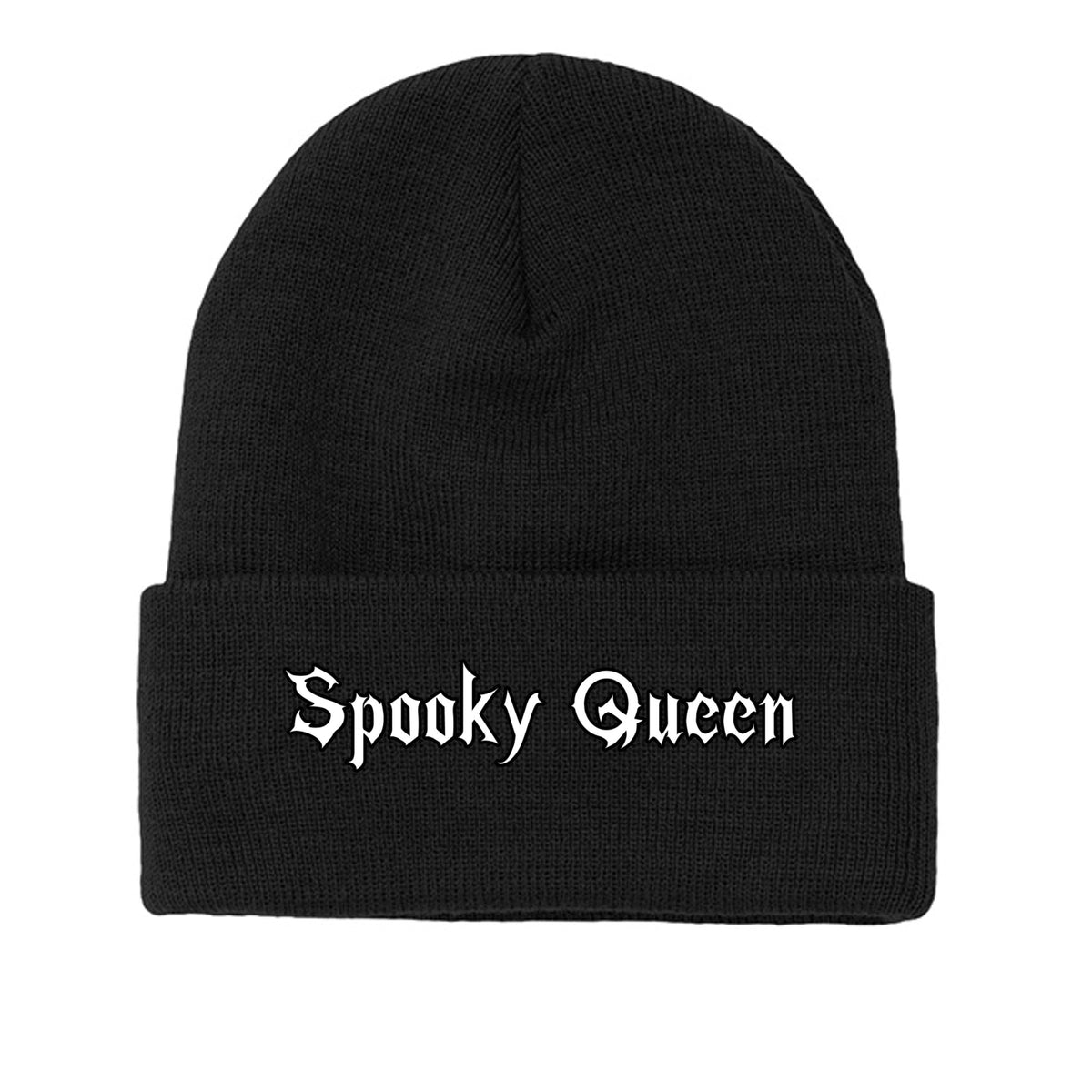 Spooky Queen Cuffed Beanie
