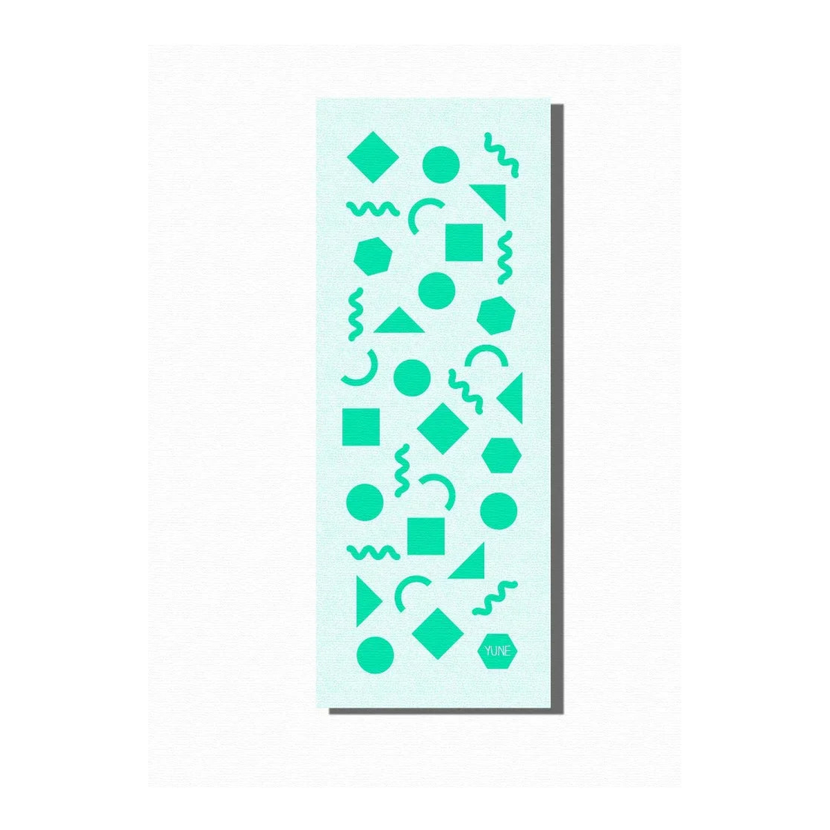 Oberon “Forest Flow” Yoga Mat – 6mm Non-Slip, Eco-Friendly (Green) product photo