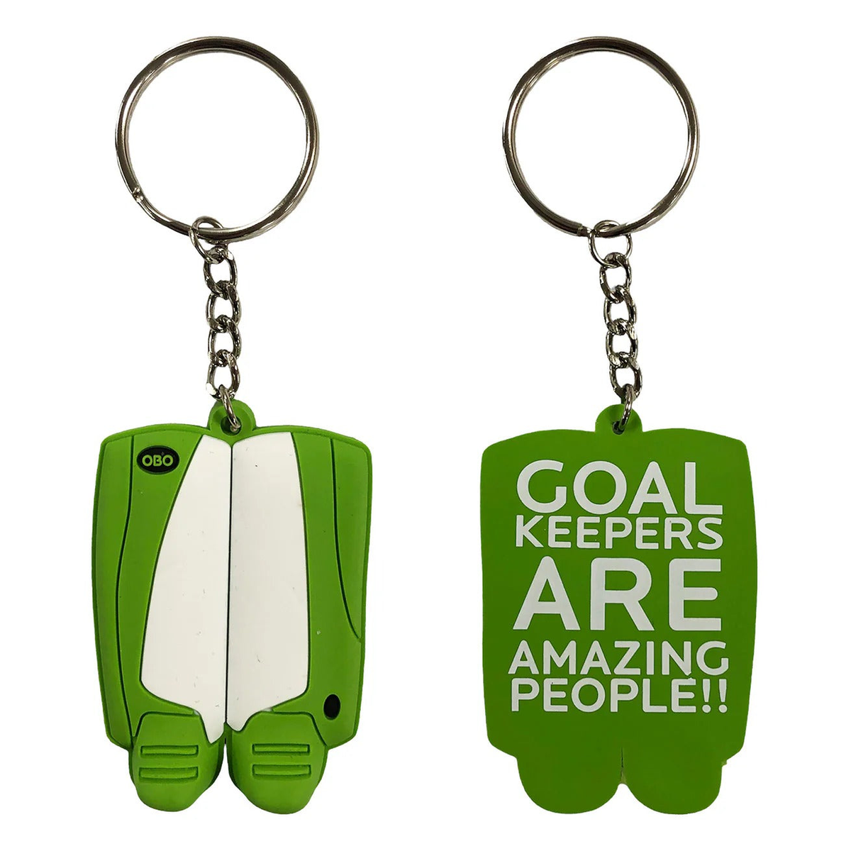 OBO Mini Legguards Keychain in Green/White