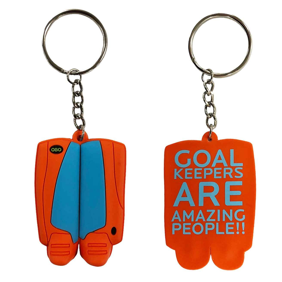 OBO Mini Legguards Keychain in Orange/Peron