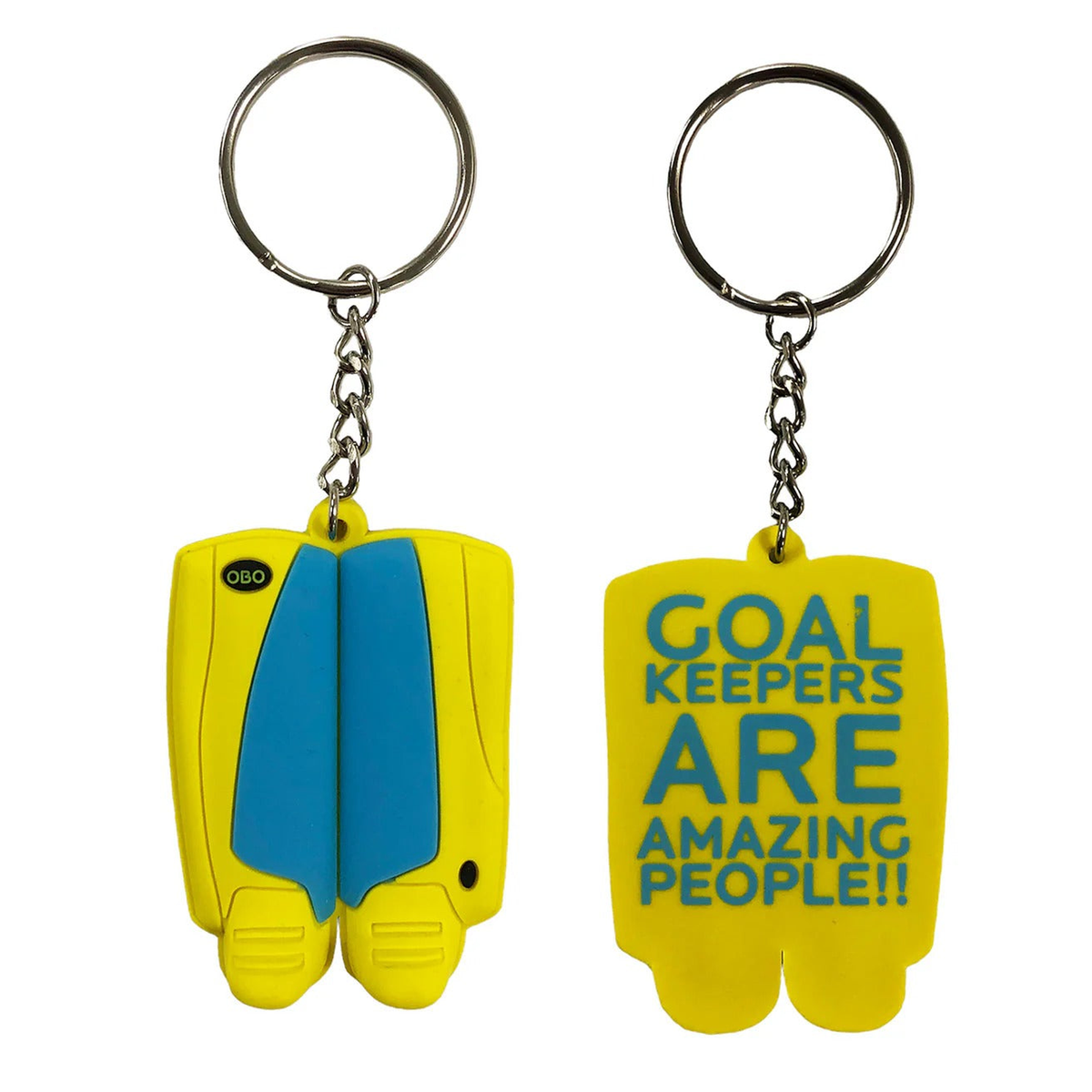 OBO Mini Legguards Keychain in Yellow/Blue