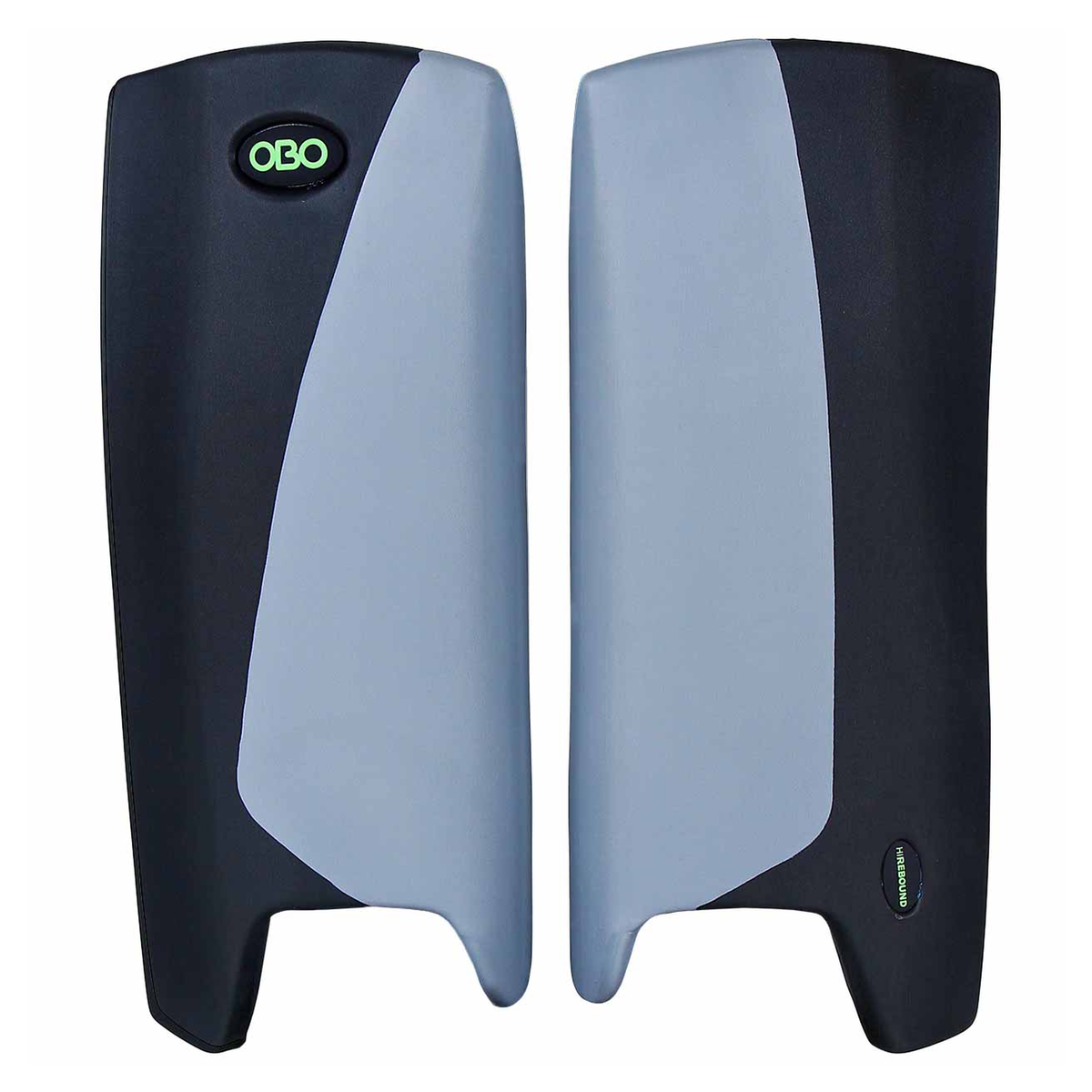 OBO Robo Hi-Rebound Field Hockey Goalkeeping Legguards in Black/Grey