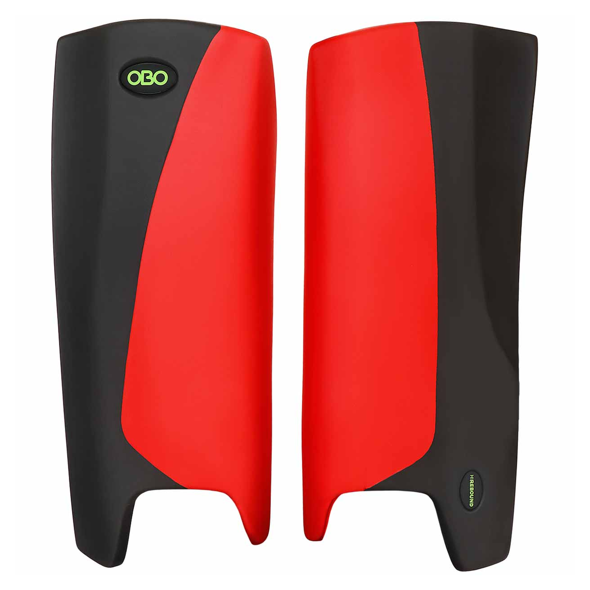 OBO Robo Hi-Rebound Field Hockey Goalkeeping Legguards in Black/Red