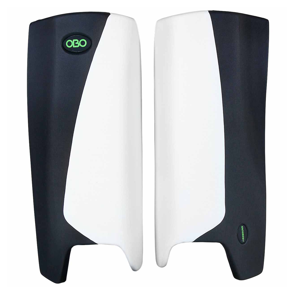 OBO Robo Hi-Rebound Field Hockey Goalkeeping Legguards in Black/White