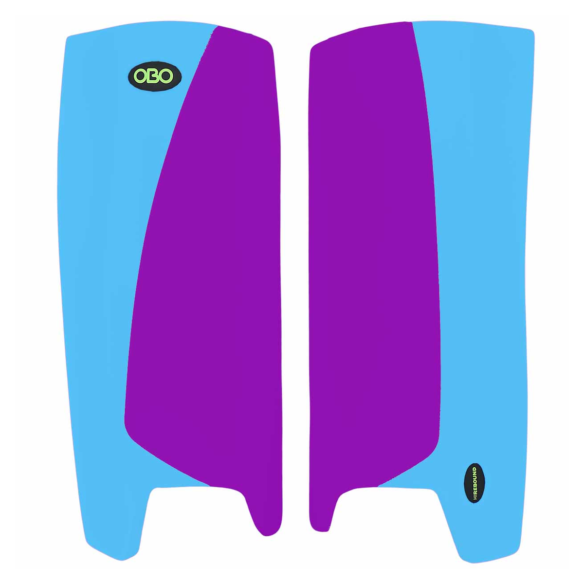 OBO Robo Hi-Rebound Field Hockey Goalkeeping Legguards in Peron/Purple