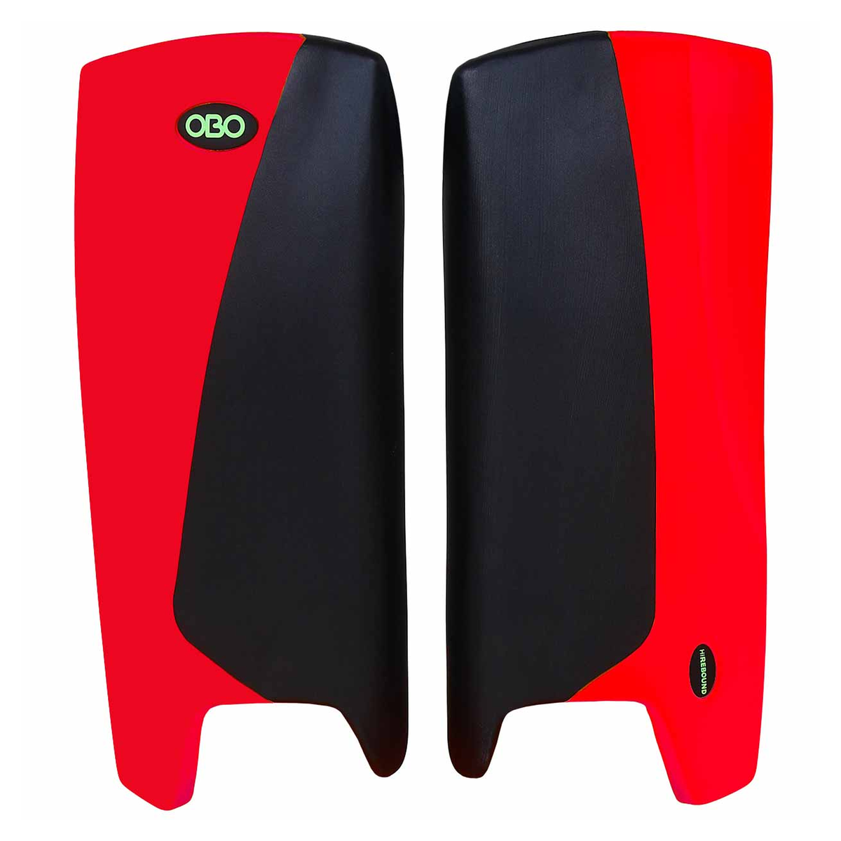 OBO Robo Hi-Rebound Field Hockey Goalkeeping Legguards in Red/Black