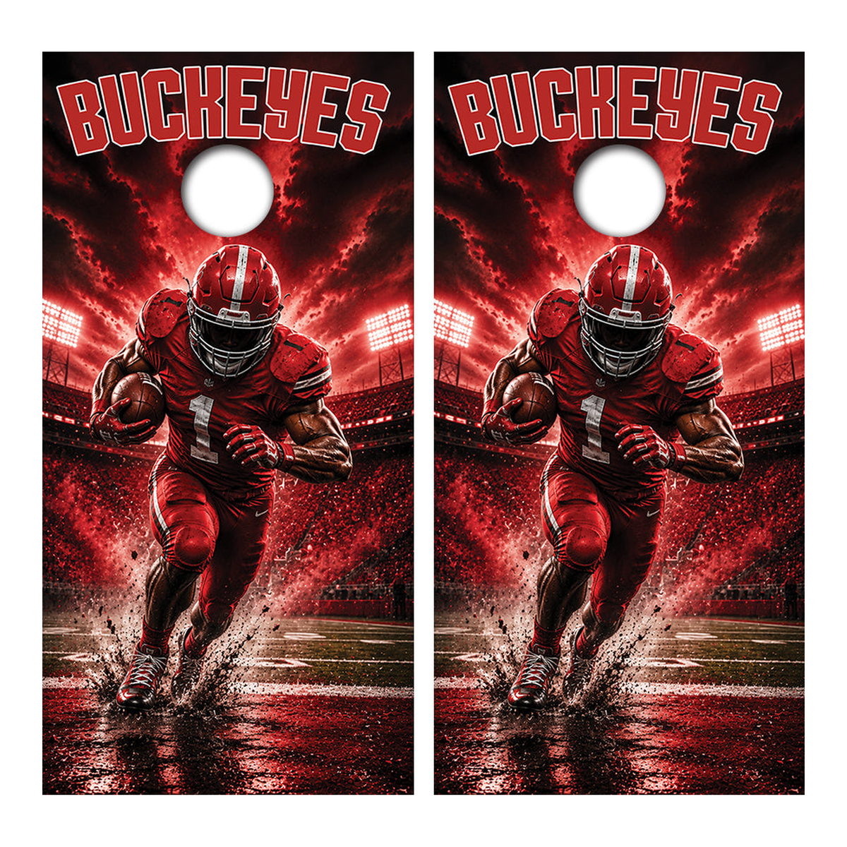 Ohio State Buckeyes Football Cornhole Design - Corn5106 - Great Call Athletics