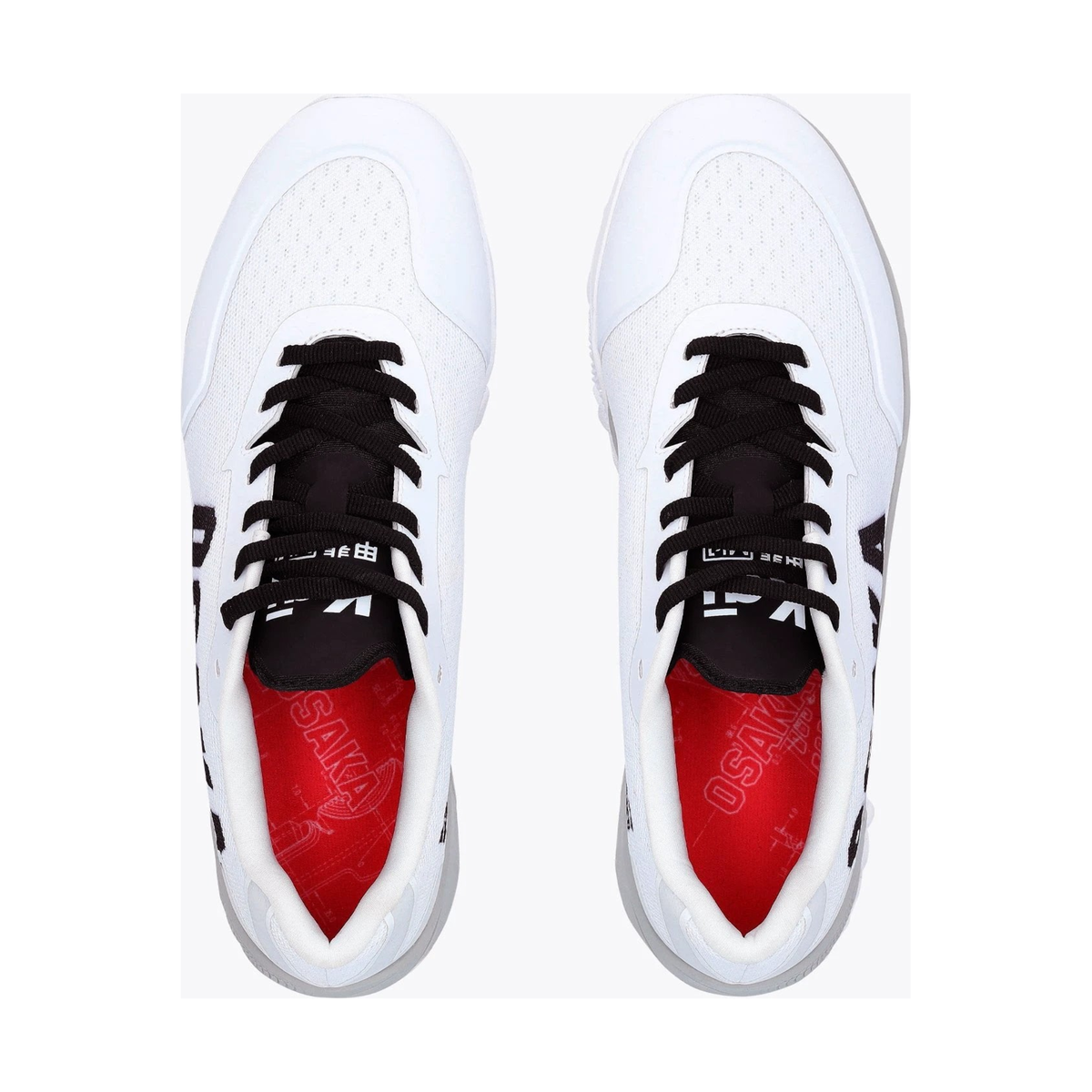 OSAKA Kai MK1 Pro Tour Iconic White women's turf shoes, top view