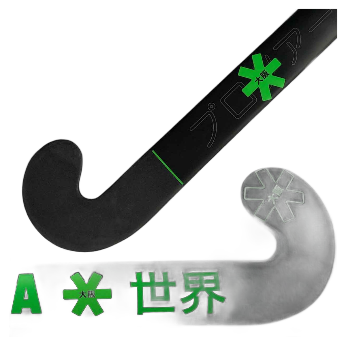 OSAKA Pro Tour 10 Low Bow Indoor Field Hockey Black