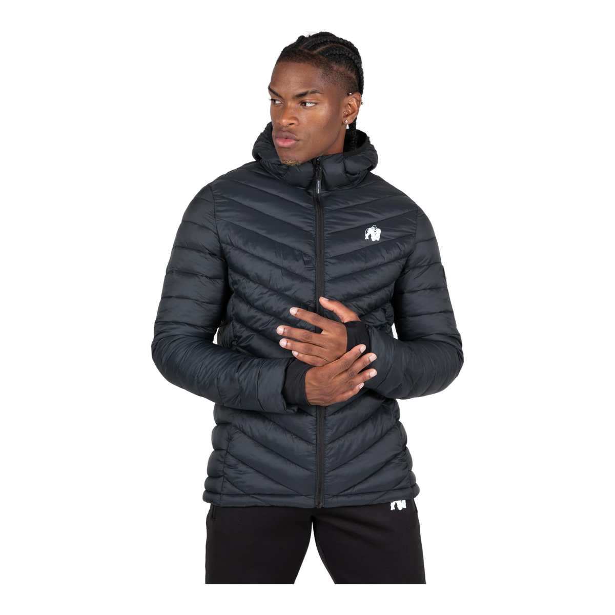 Osborn Puffer Jacket - Black product photo