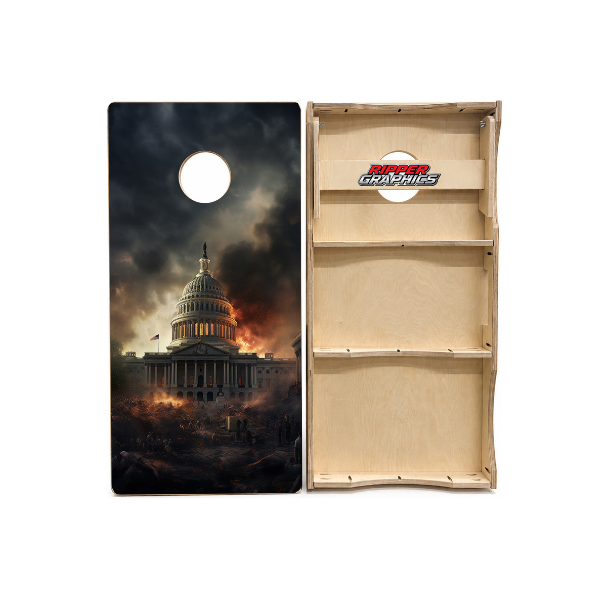 Our Future Cornhole Design product photo