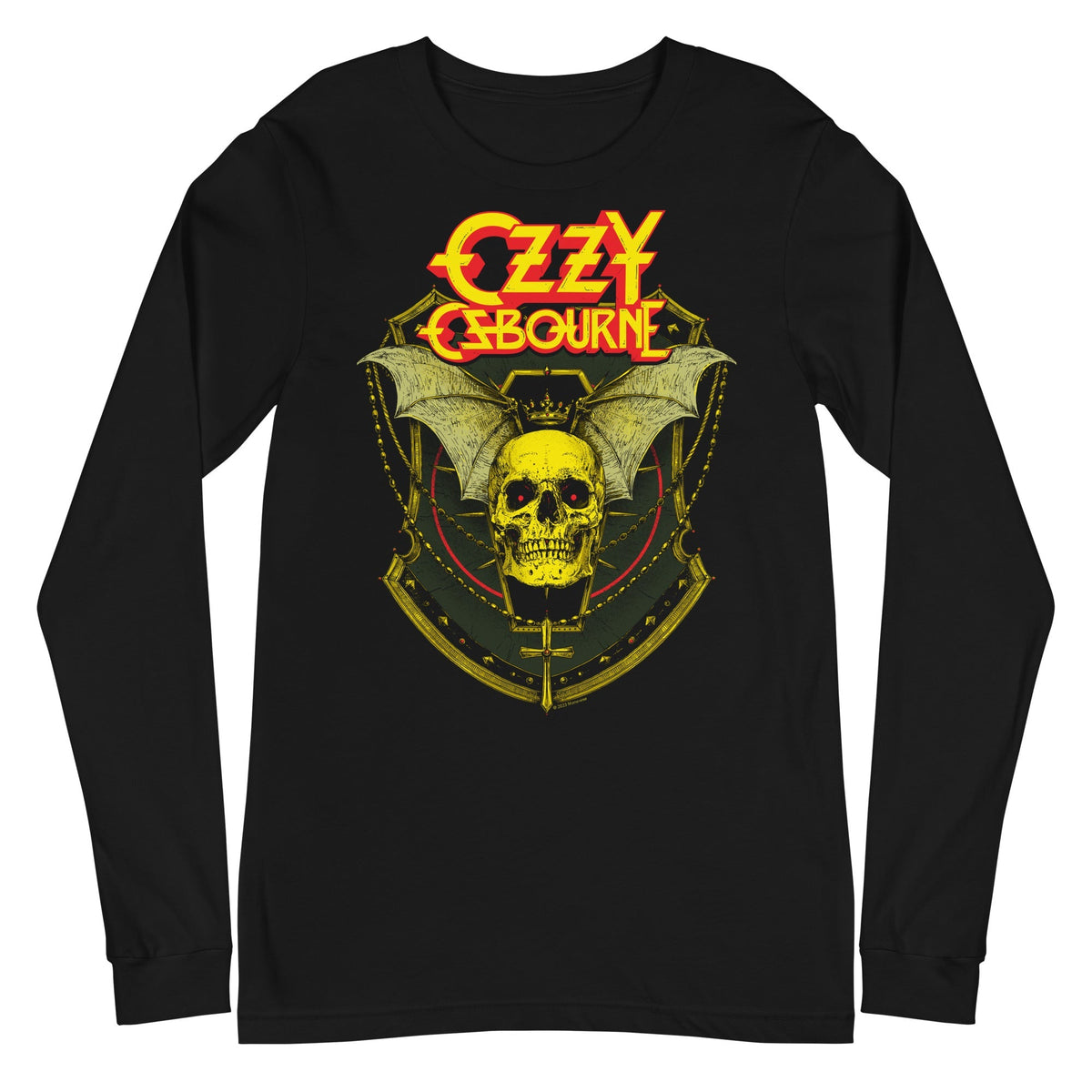Ozzy Osbourne - Bat Skull Long Sleeve T-Shirt