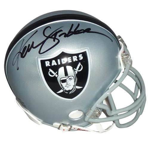 Ken Stabler Autographed Oakland Raiders Mini Helmet - JSA