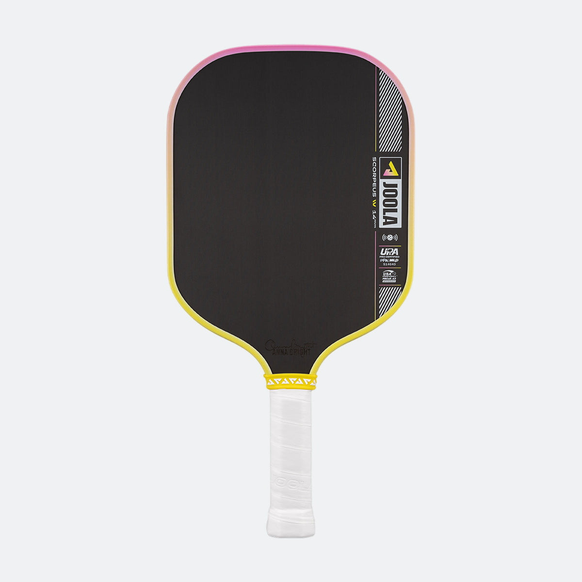 JOOLA Scorpeus Pro IV 14mm Pickleball Paddle - Tropical Yellow/Pink product image