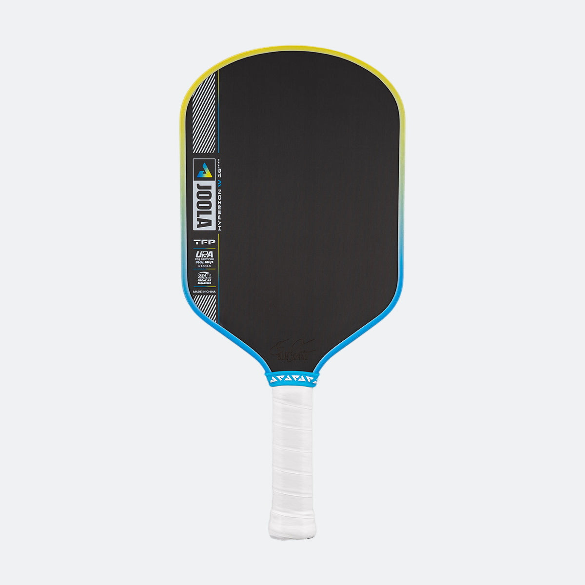 JOOLA Hyperion Pro IV 16mm Pickleball Paddle - Tropical Blue/Yellow product image