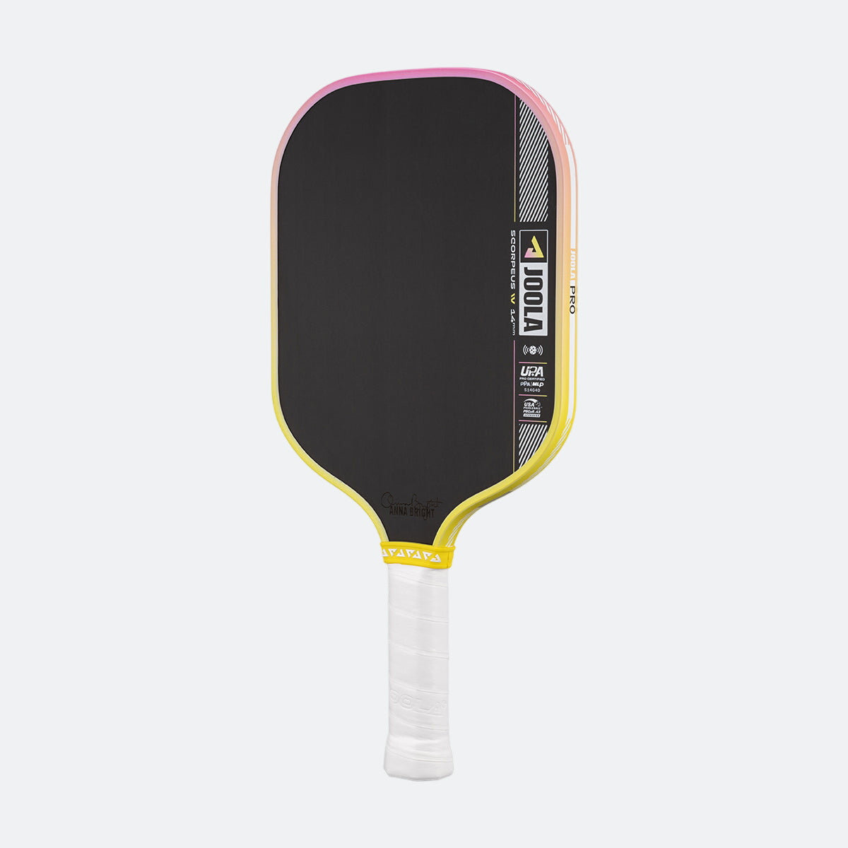 JOOLA Scorpeus Pro IV 14mm Pickleball Paddle - Tropical Yellow/Pink product image
