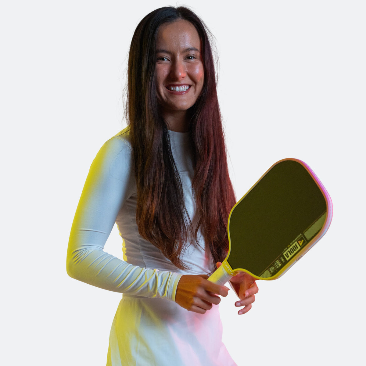 JOOLA Scorpeus Pro IV 14mm Pickleball Paddle - Tropical Yellow/Pink product image