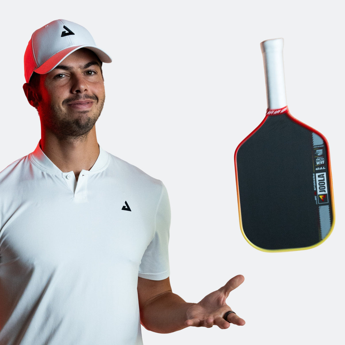 JOOLA Perseus Pro IV 16mm Pickleball Paddle - Tropical Red/Yellow product image