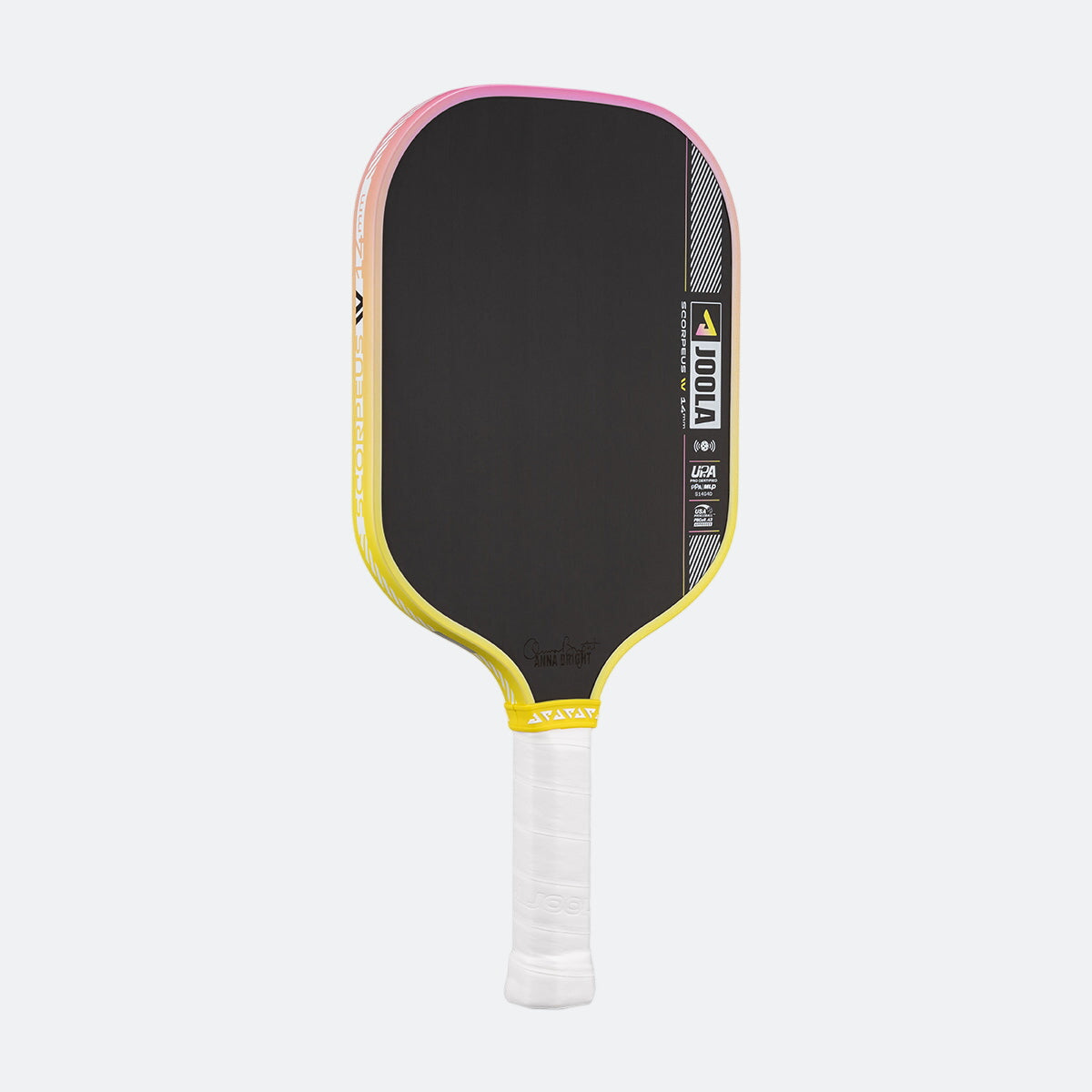 JOOLA Scorpeus Pro IV 14mm Pickleball Paddle - Tropical Yellow/Pink product image