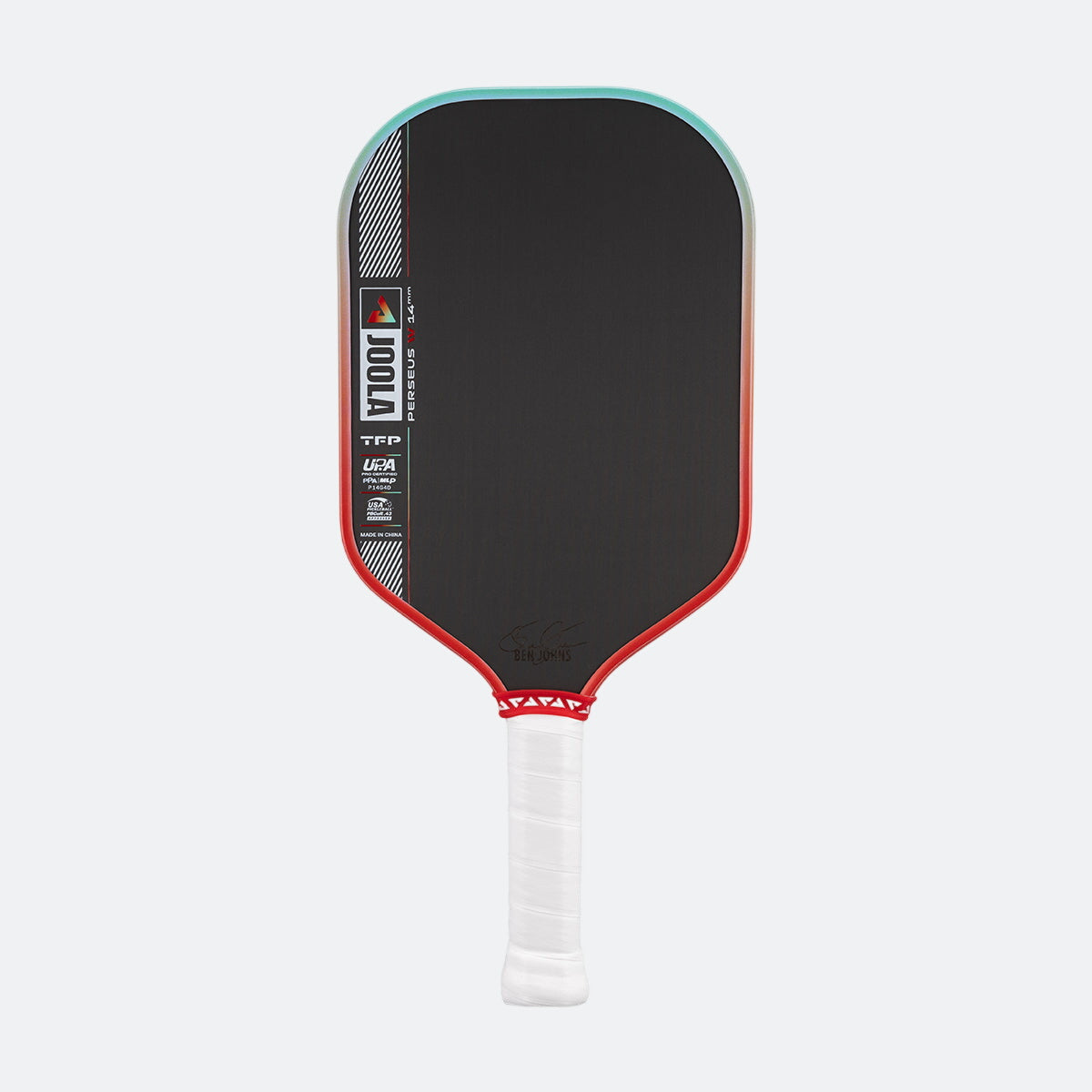 JOOLA Perseus Pro IV 14mm Pickleball Paddle - Tropical Red/Green product image